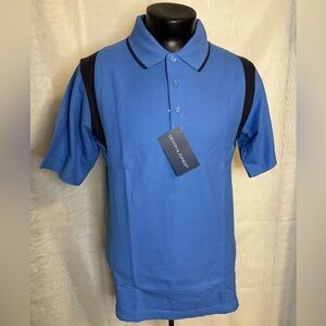 NEW! Mens Sporty Blue Active Golf Polo Shirt